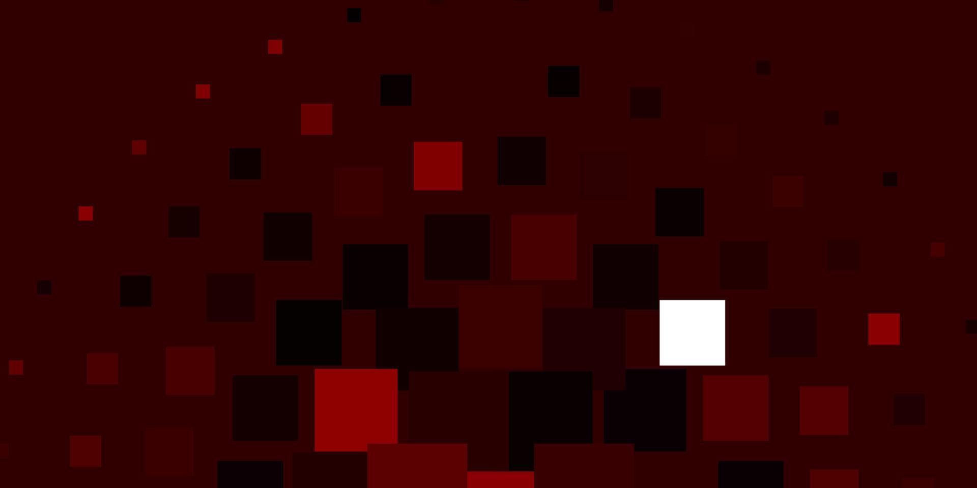 patrón de vector rojo claro en estilo cuadrado.