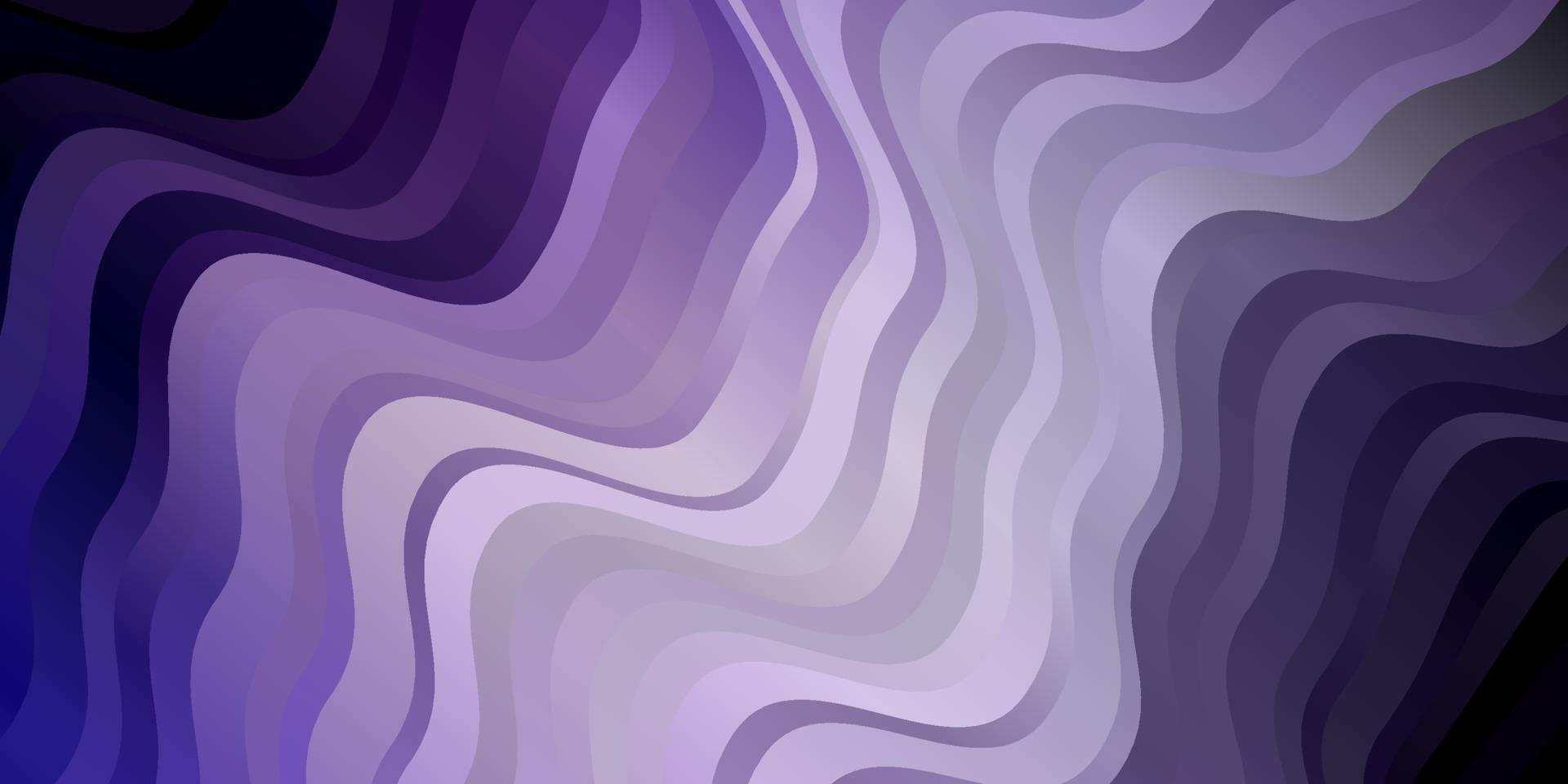 Light Purple vector background with curves.