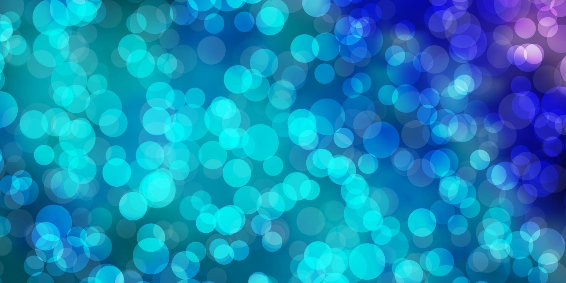 Light Pink, Blue vector texture with disks.