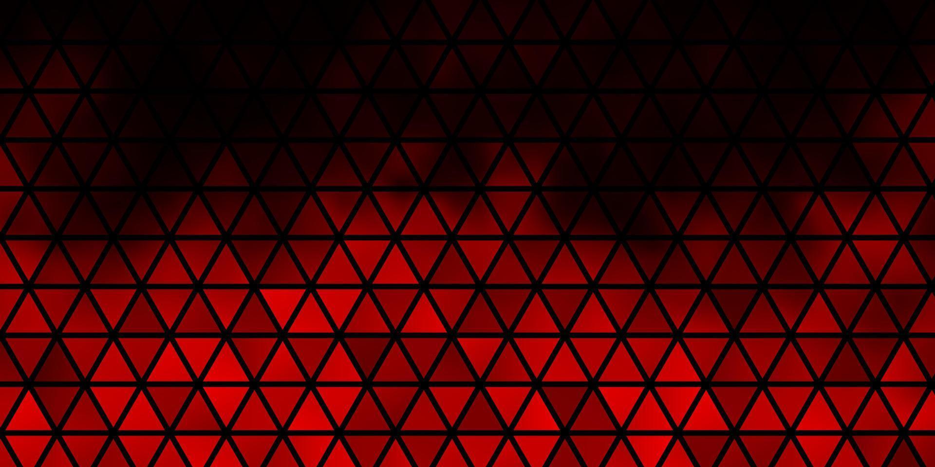 Dark Red vector pattern with polygonal style.