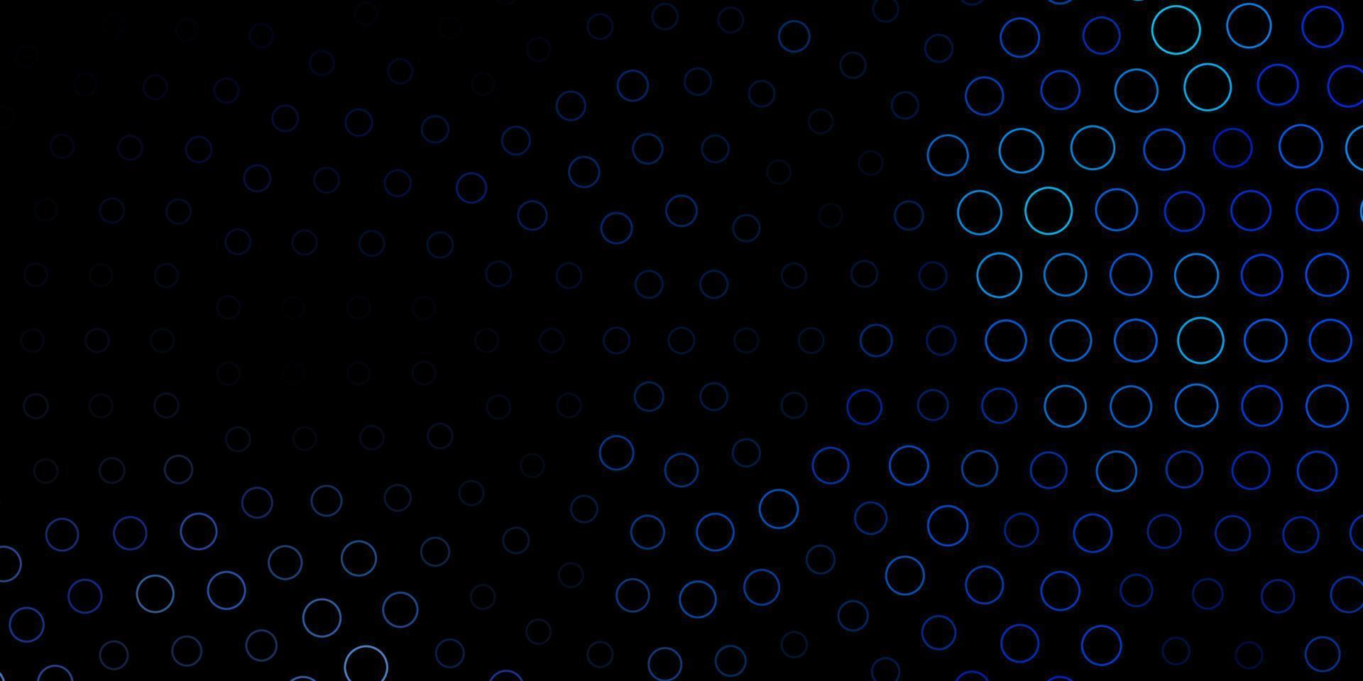 Dark BLUE vector layout with circles.