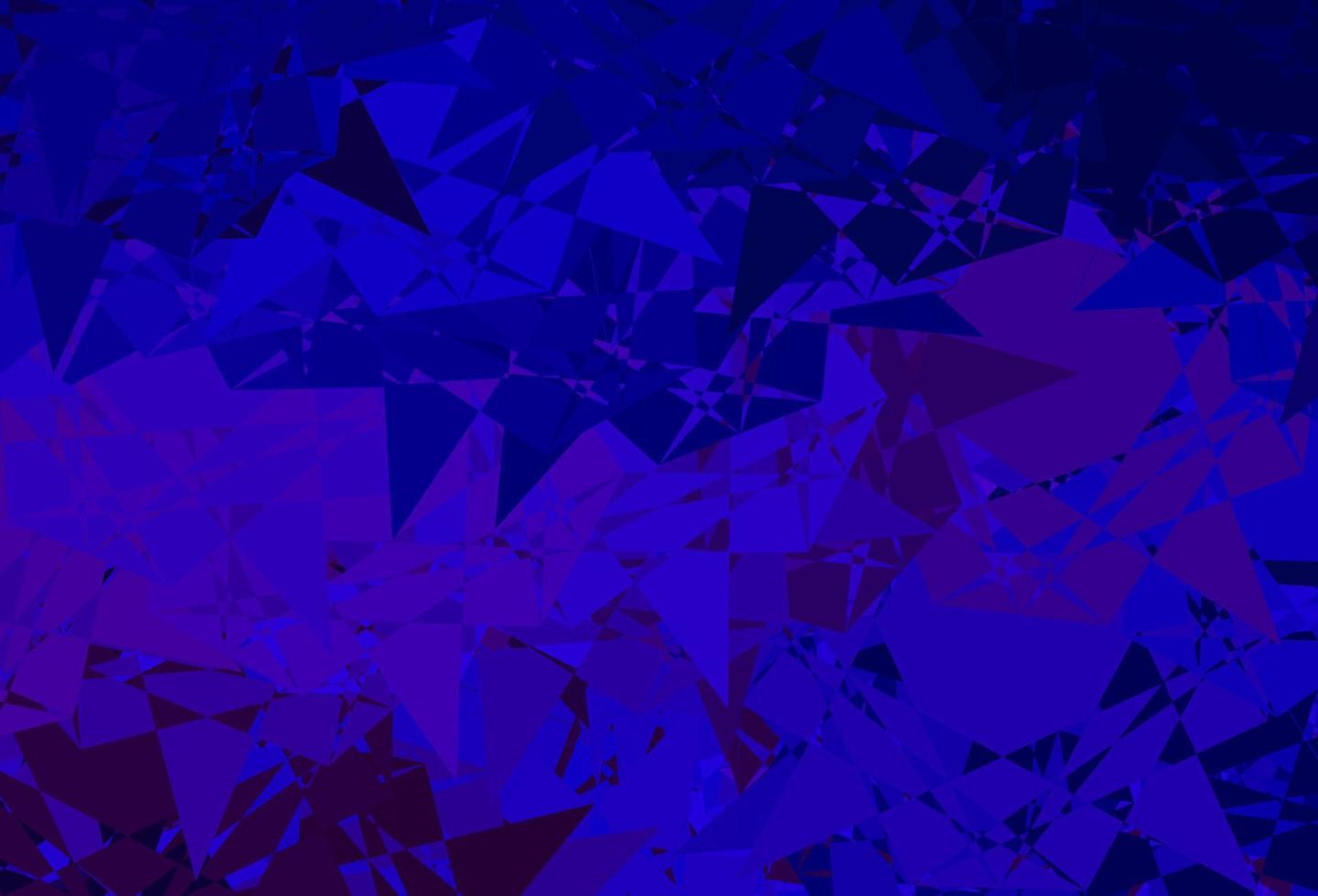 Dark Blue, Red vector background with polygonal forms.