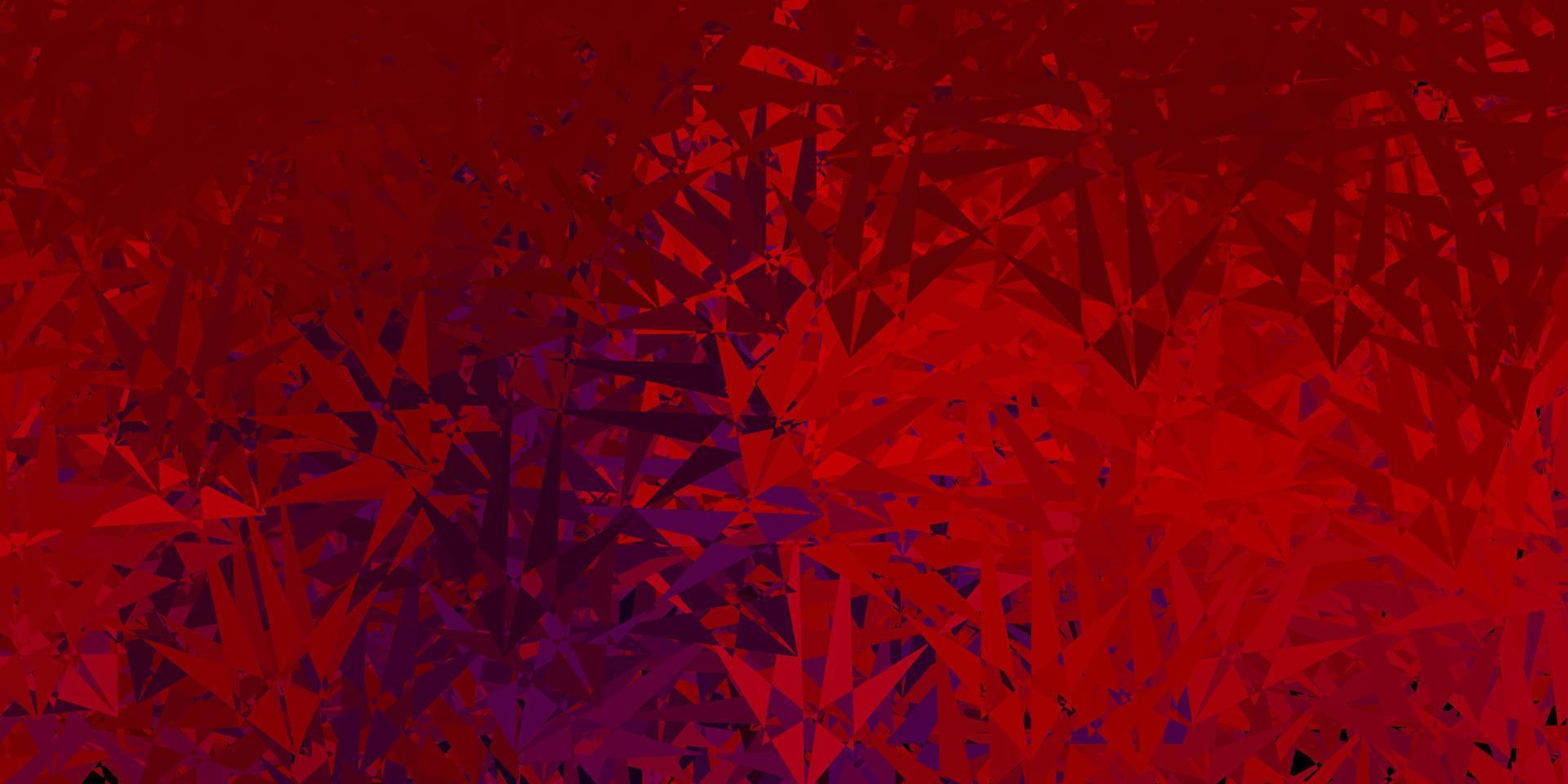 Dark blue, red vector layout with triangle forms.