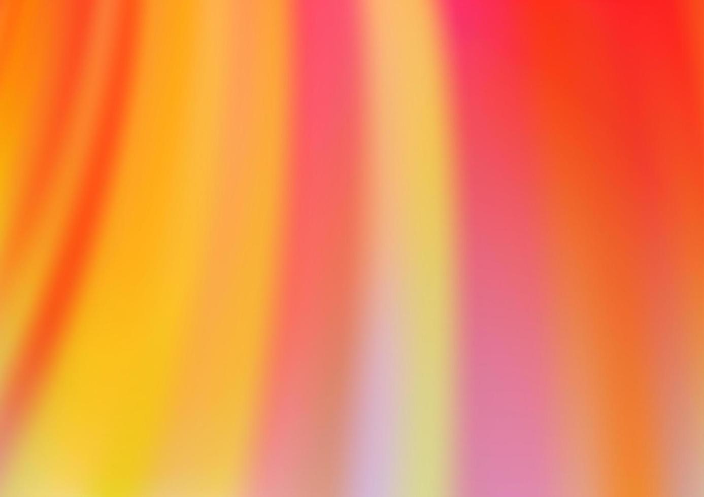 Light Orange vector pattern with lines, ovals.