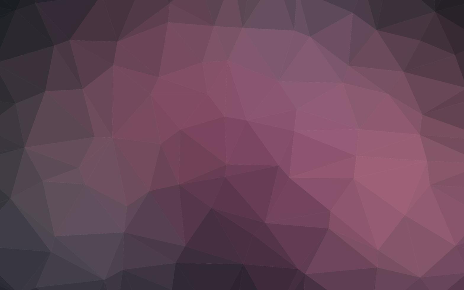 Dark Pink vector polygonal pattern.