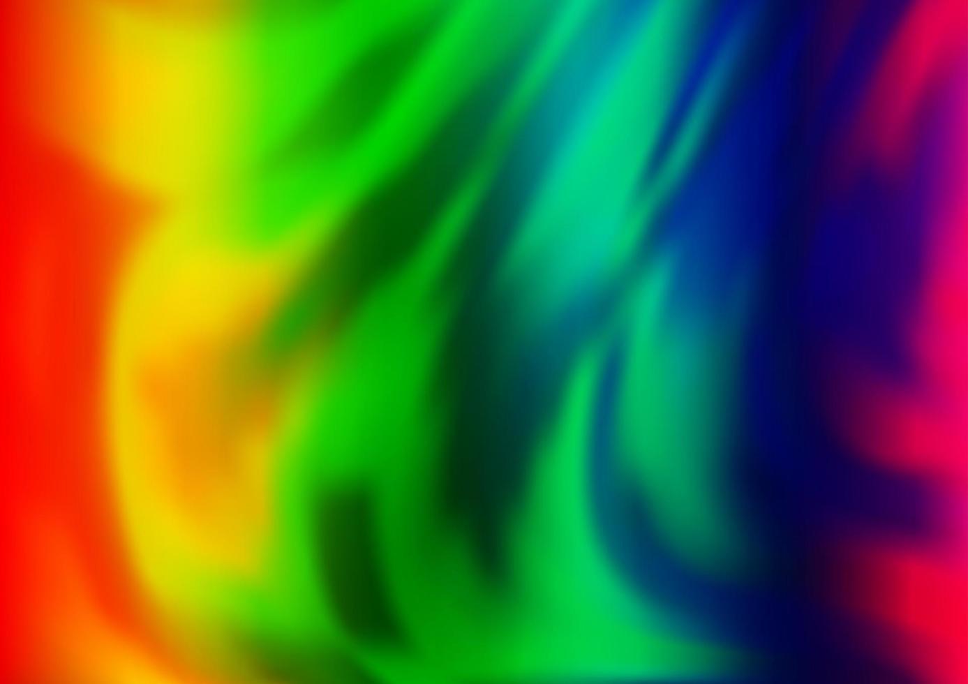 Light Multicolor, Rainbow vector template with bubble shapes.