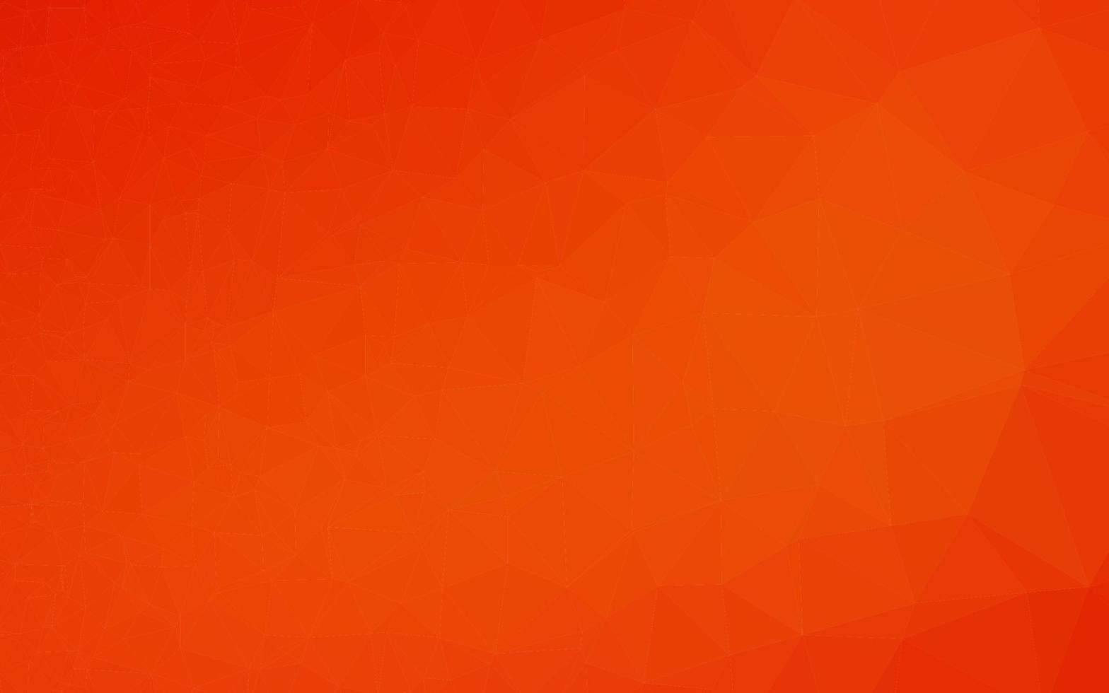 Light Orange vector triangle mosaic template.