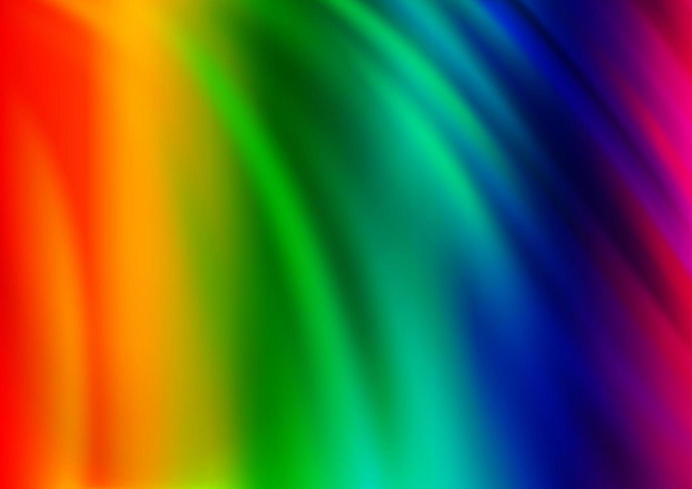 Light Multicolor, Rainbow vector pattern with liquid shapes.