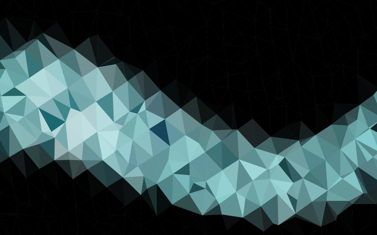 Dark BLUE vector low poly texture.