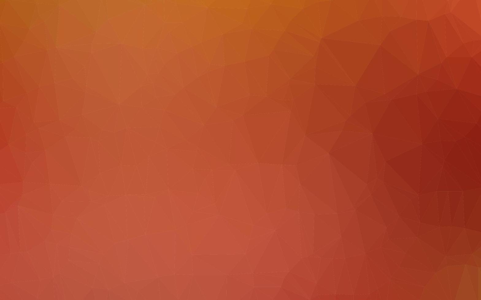Light Orange vector abstract polygonal layout.