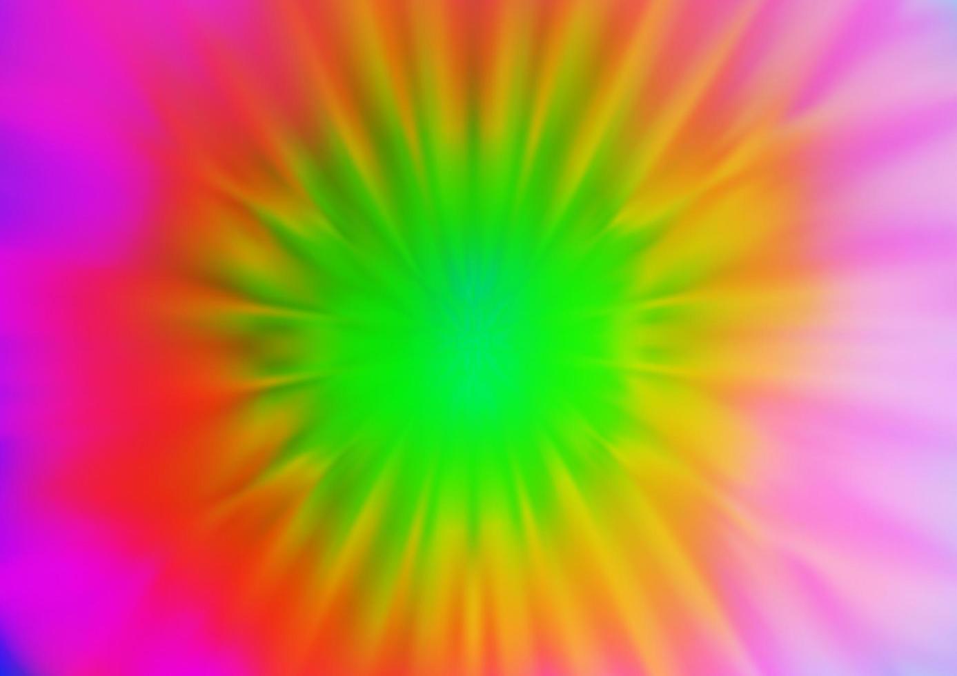 luz multicolor, patrón de bokeh de vector de arco iris.
