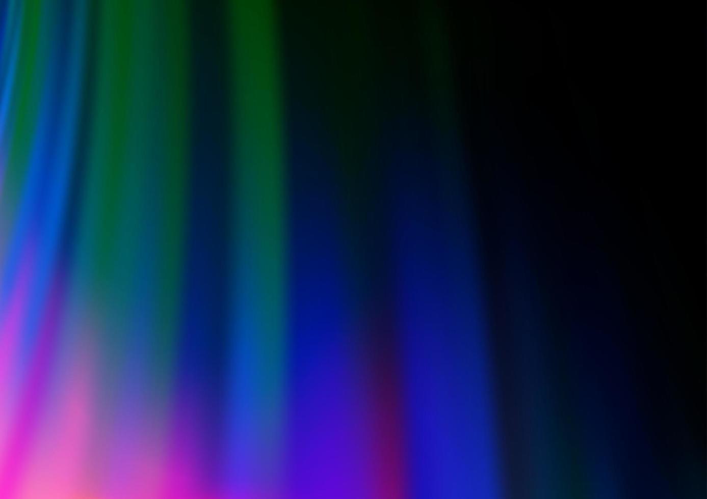 Dark Multicolor, Rainbow vector background with liquid shapes.