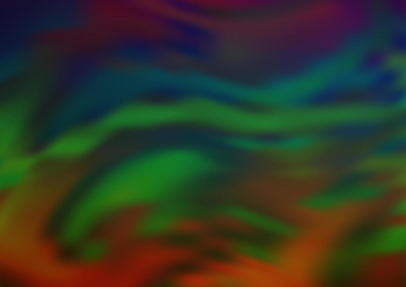 Dark Multicolor, Rainbow vector abstract blurred template.