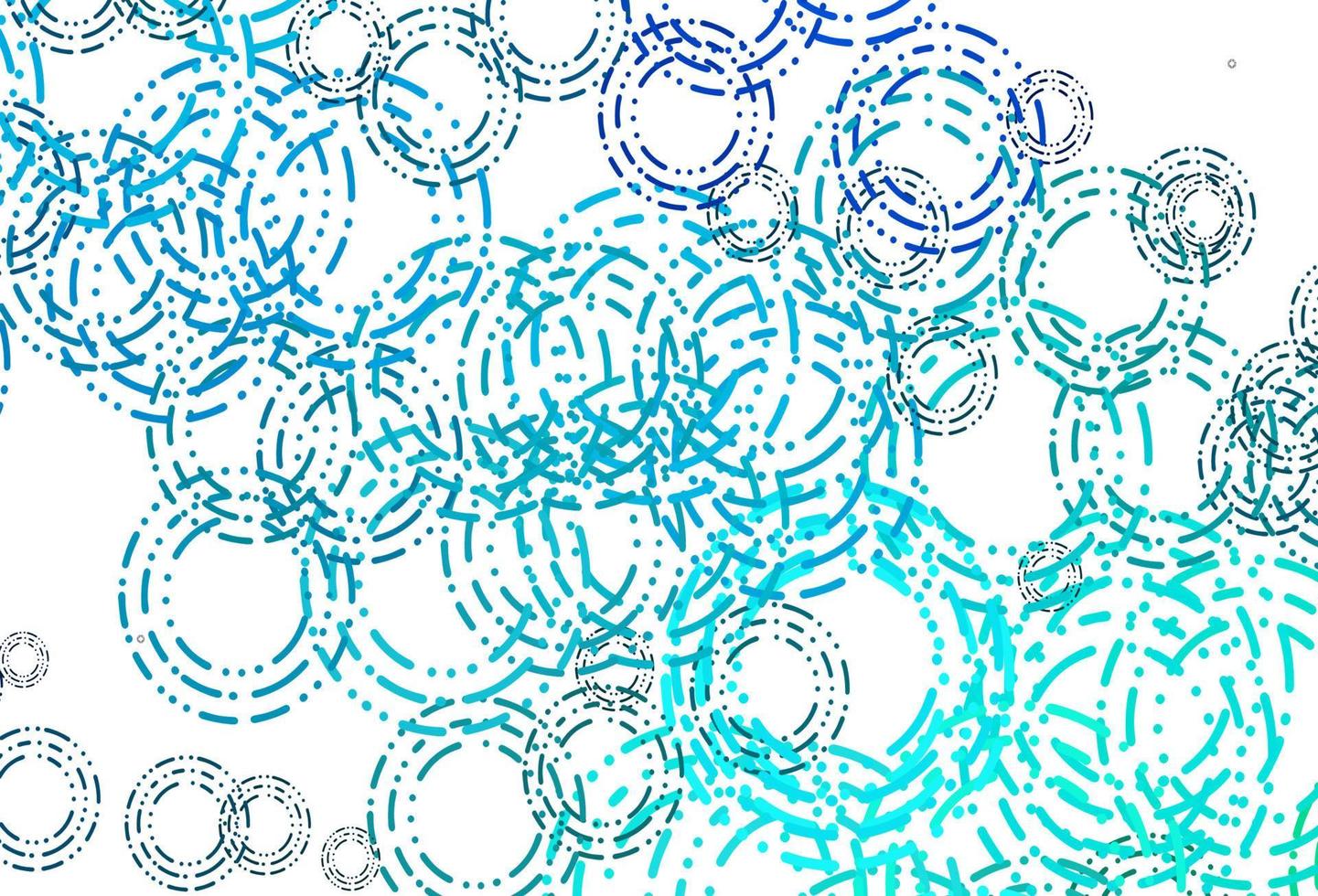 Light Blue, Green vector texture with disks.