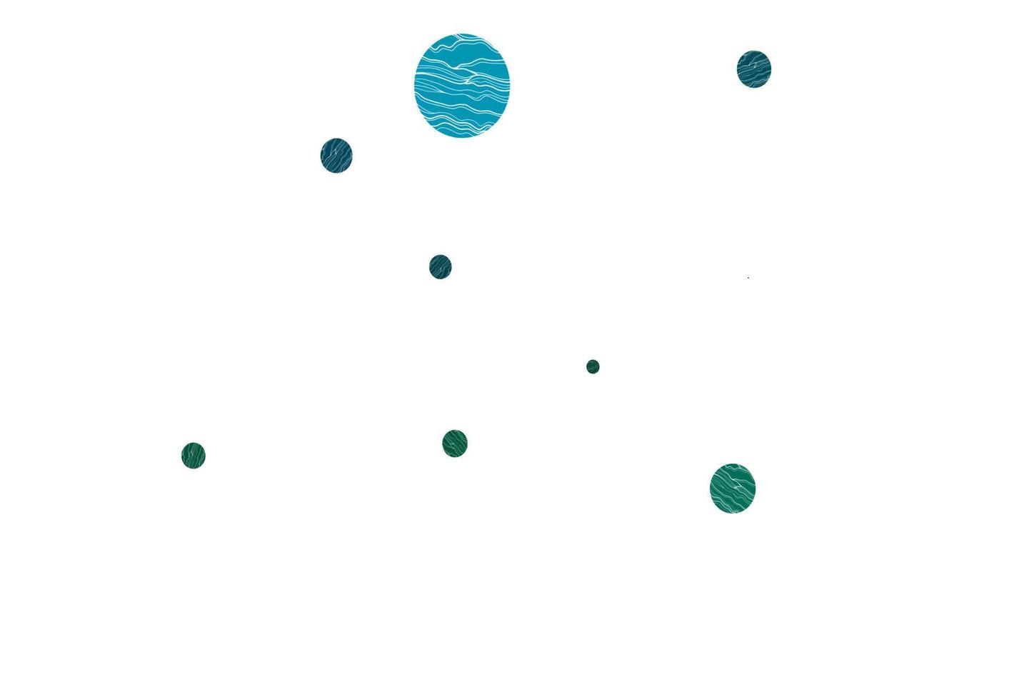 Light blue, green vector texture with disks.