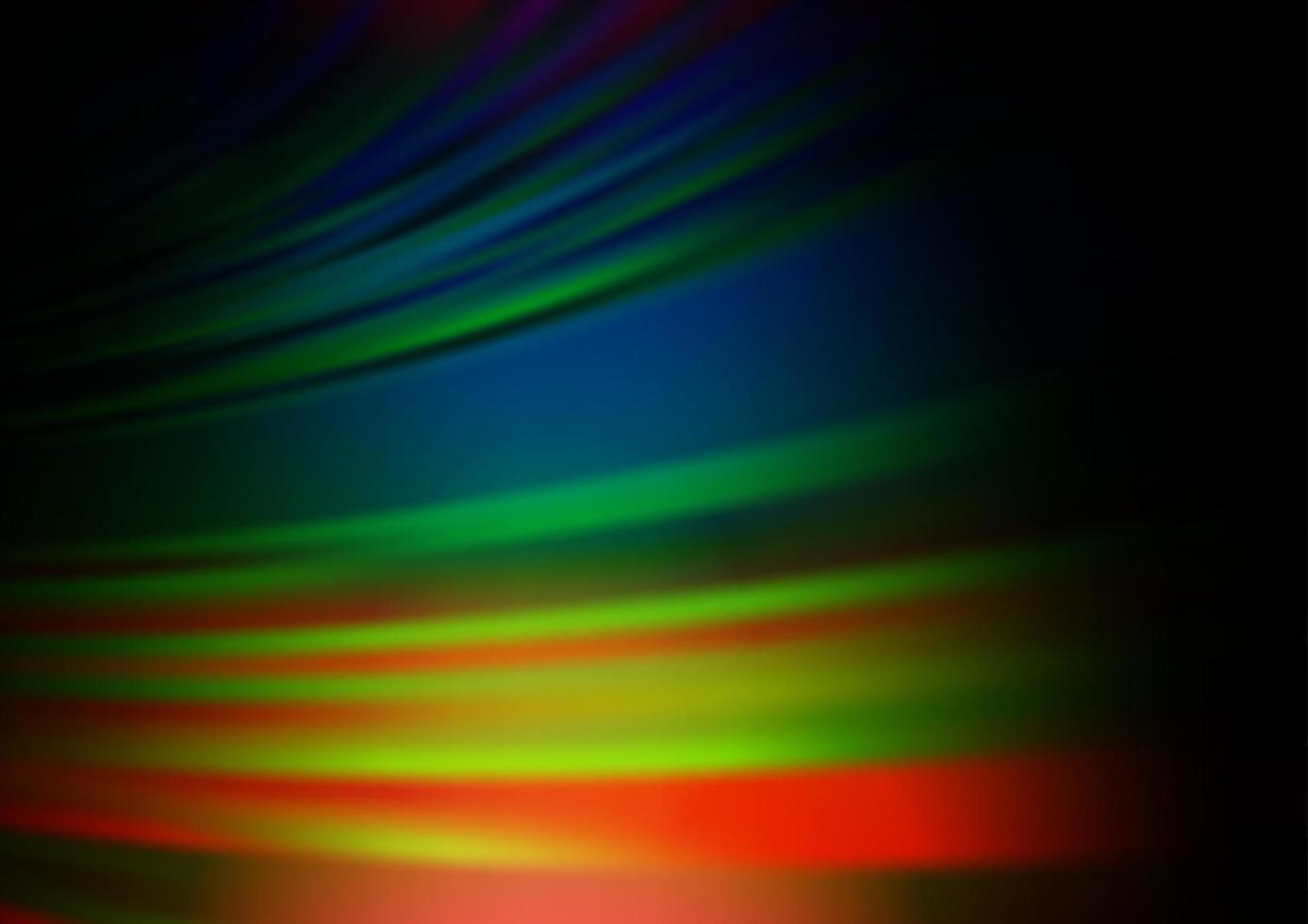 Dark Multicolor, Rainbow vector blurred and colored background.