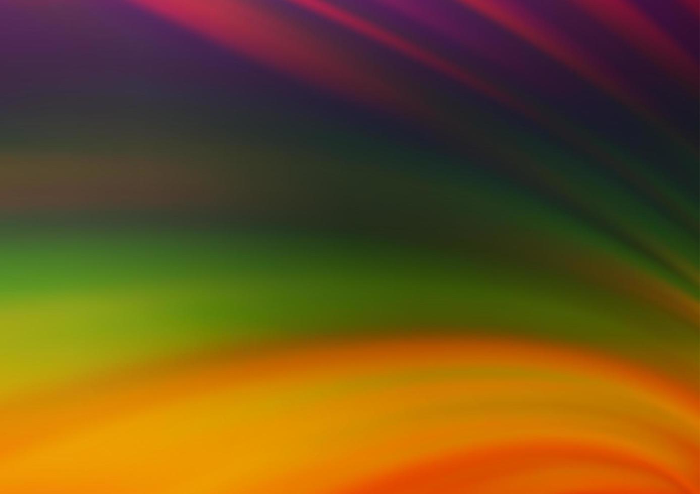 Dark Multicolor, Rainbow vector blurred background.