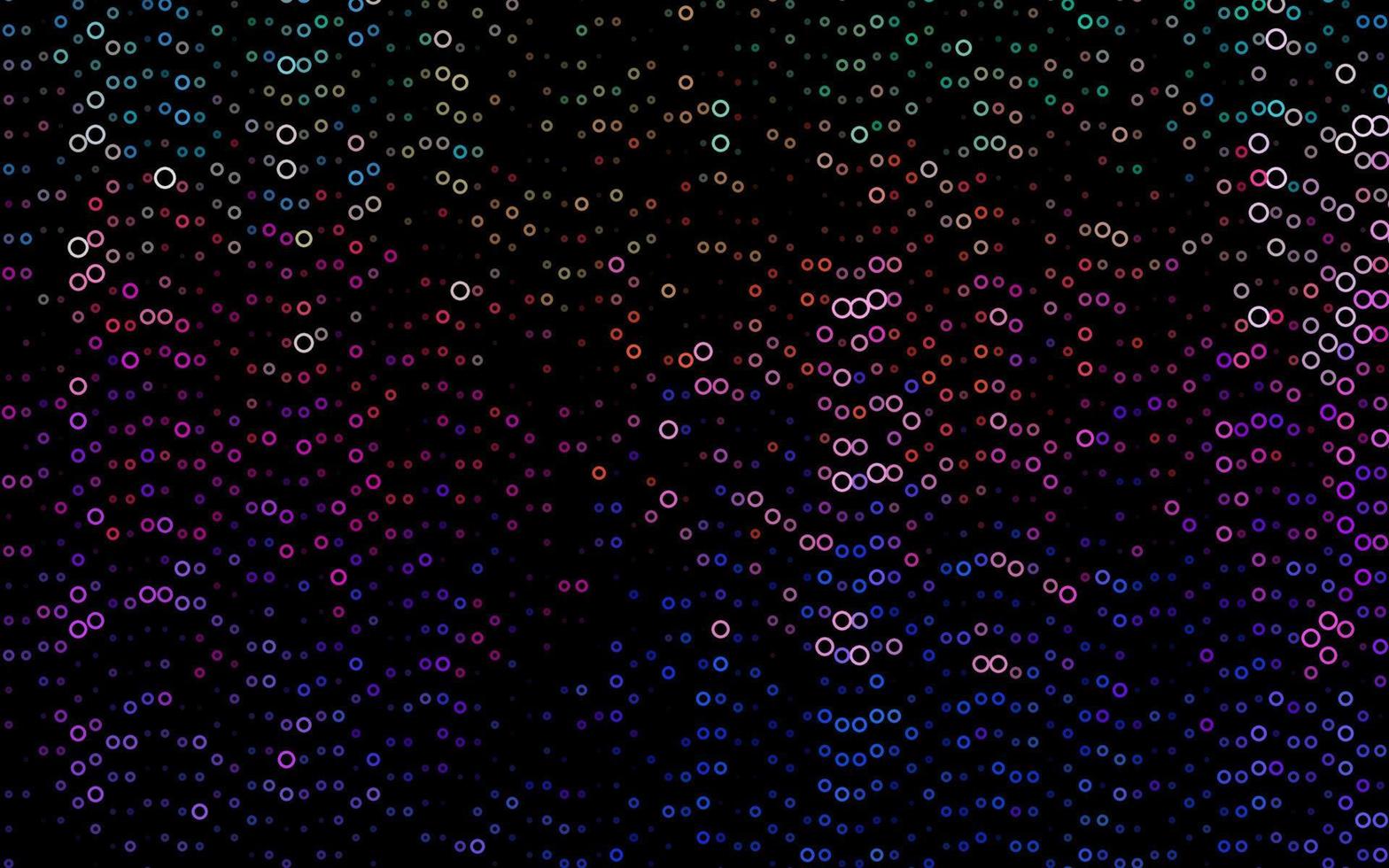 Light Multicolor, Rainbow vector template with circles.