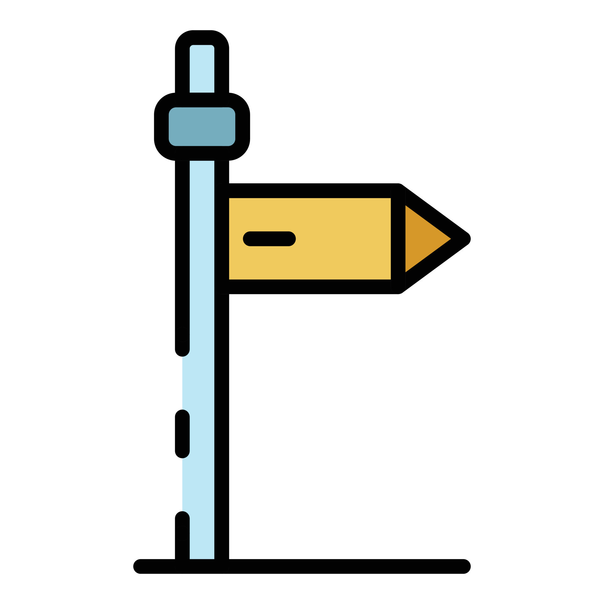 Railway station name plate icon color outline vector 15680469 Vector