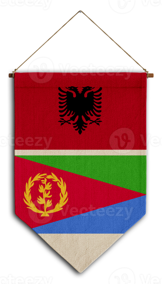 bandera relación país colgando tela viaje inmigración consultoría visa transparente albania eritrea png