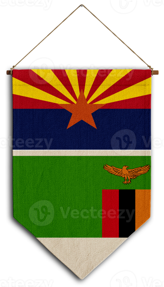 Flaggenbeziehung Land hängender Stoff Reise Einwanderungsberatung Visum transparent Arizona Sambia png