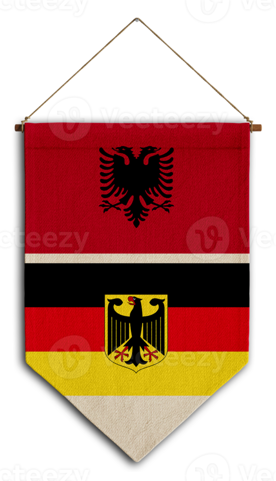 flagge beziehung land hängen stoff reisen einwanderung beratung visum transparent albanien deutschland png