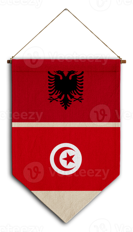 bandeira relação país pendurado tecido viagem consultoria de imigração visto transparente tunísia albânia png