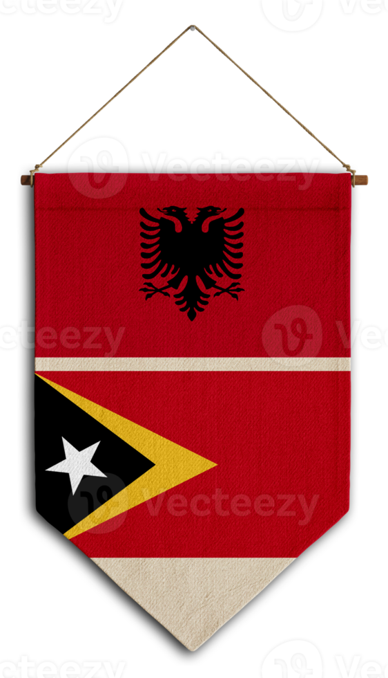 vlag relatie land hangende kleding stof reizen immigratie advies Visa transparant Albanië oosten- Timor png