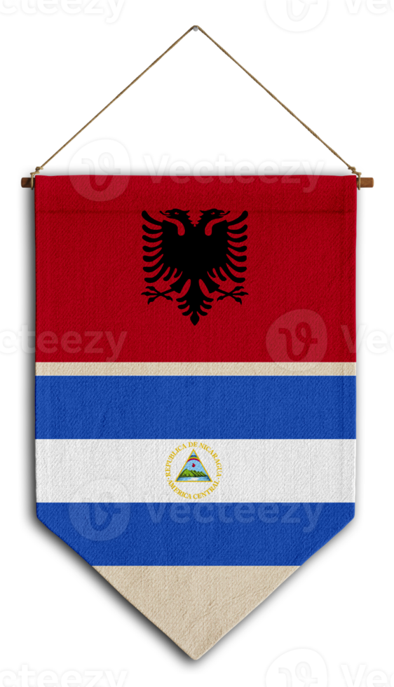 bandera relacion pais colgar tela viaje inmigracion asesoria visa transparente albania nicaragua png