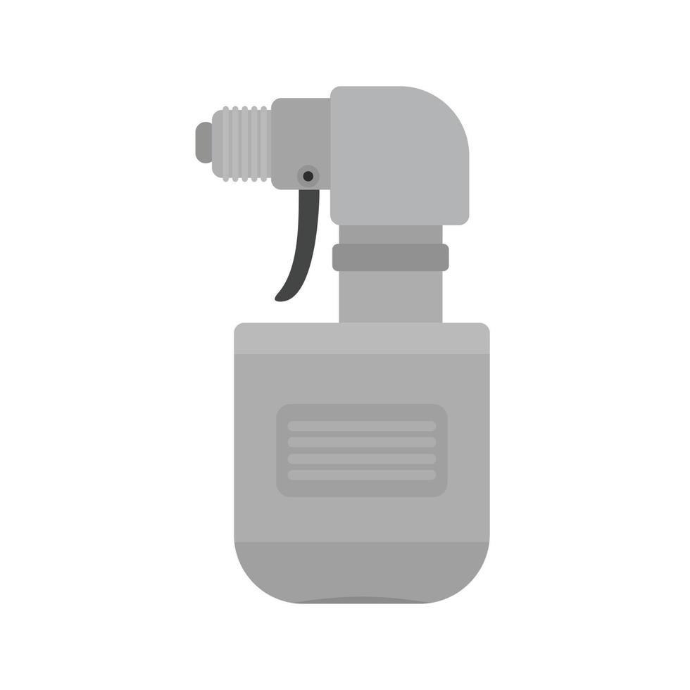 Water Spray bottle Flat Greyscale Icon vector