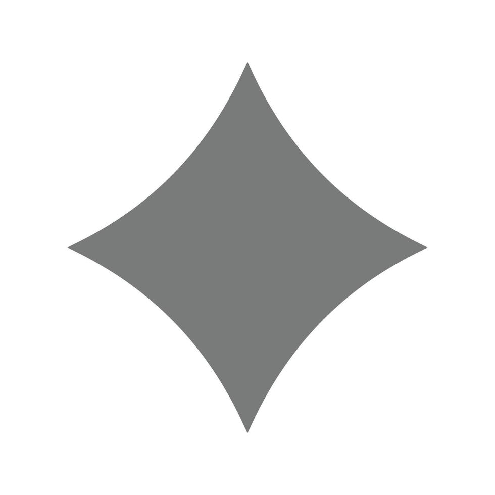 Diamond I Flat Greyscale Icon vector