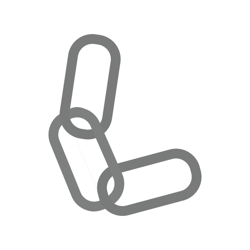 Link Building II Flat Greyscale Icon vector