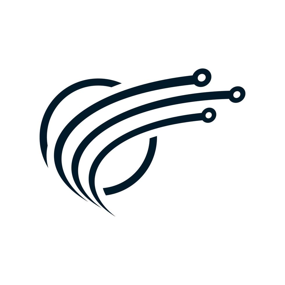modern technology logo vector