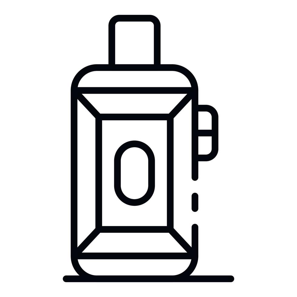 Vaping box icon, outline style vector