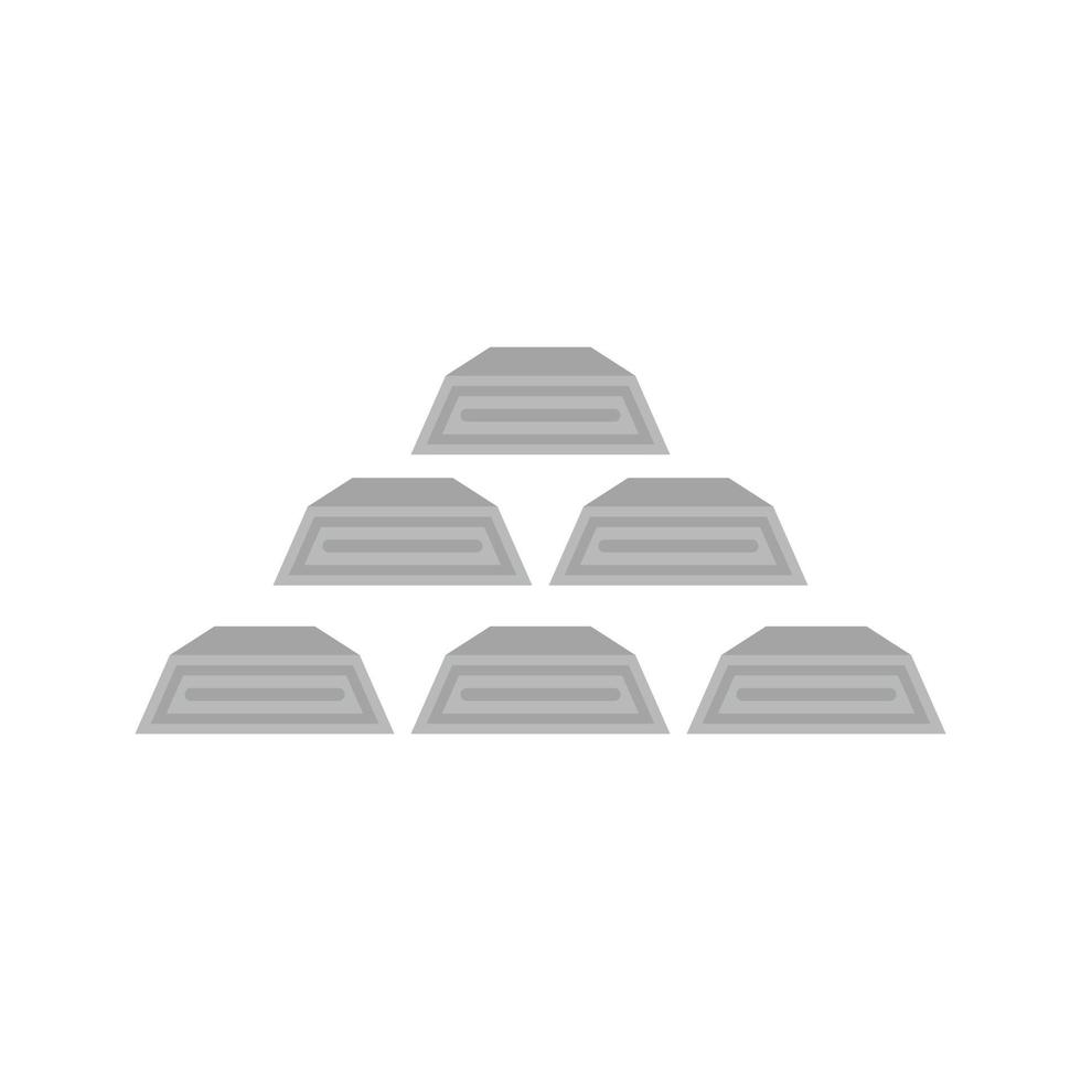 Treasure Flat Greyscale Icon vector
