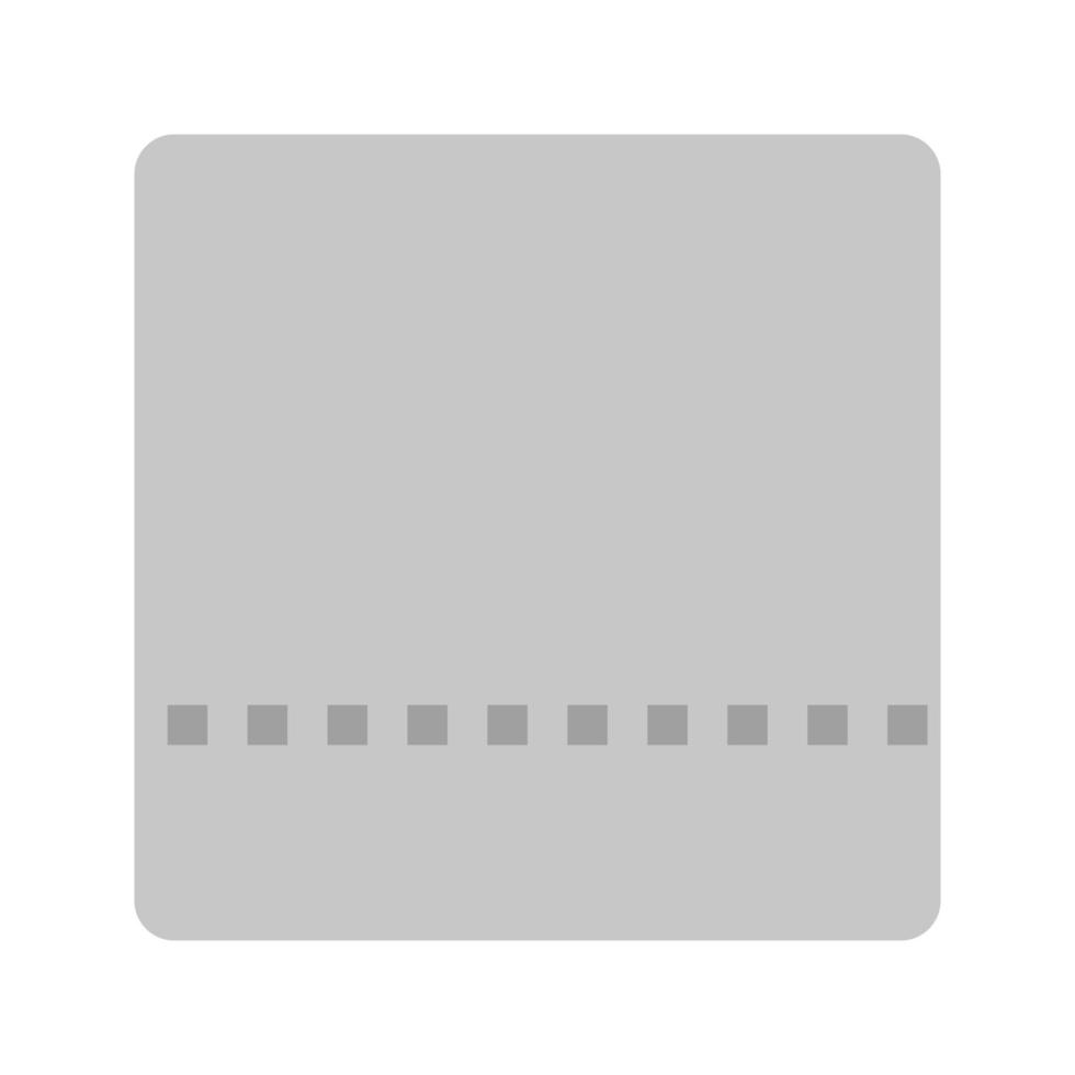 Crop Original Flat Greyscale Icon vector
