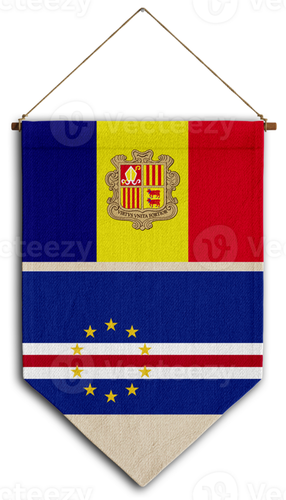 flag relation country hanging fabric travel immigration consultancy visa transparent andorra cape verde png