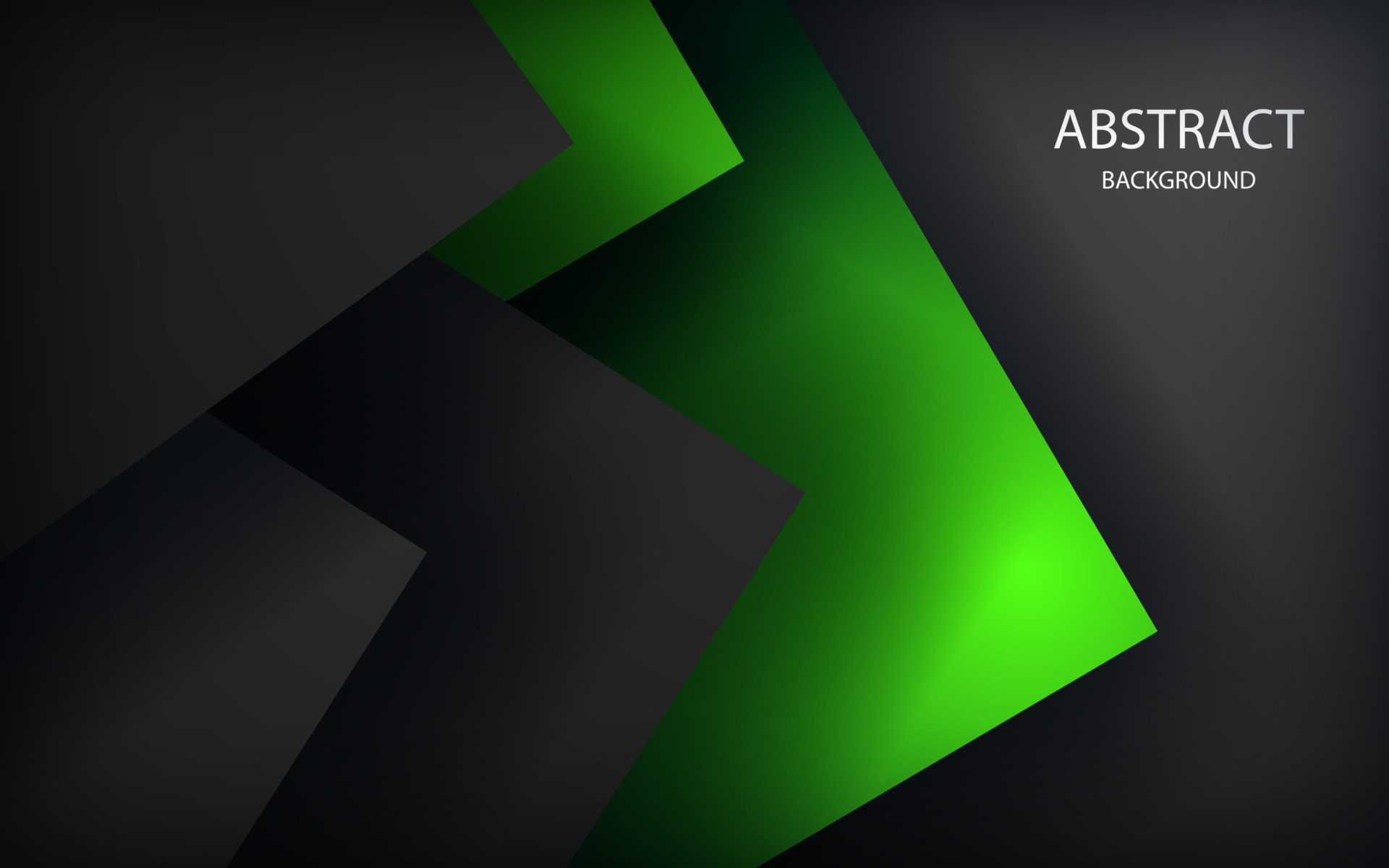 green background overlap dimension grey vector illustration message