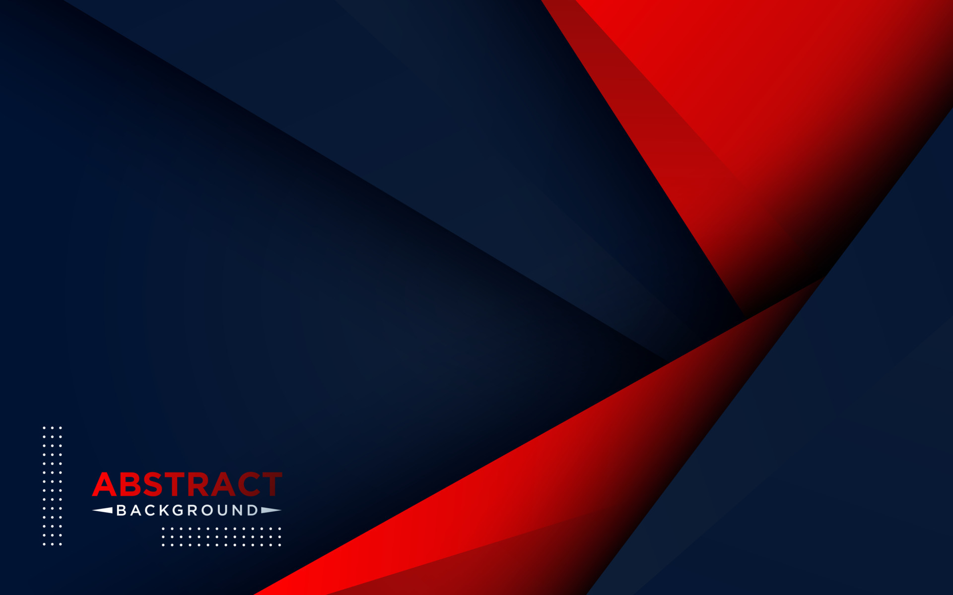 abstract 3d dark blue background with a combination of luminous red