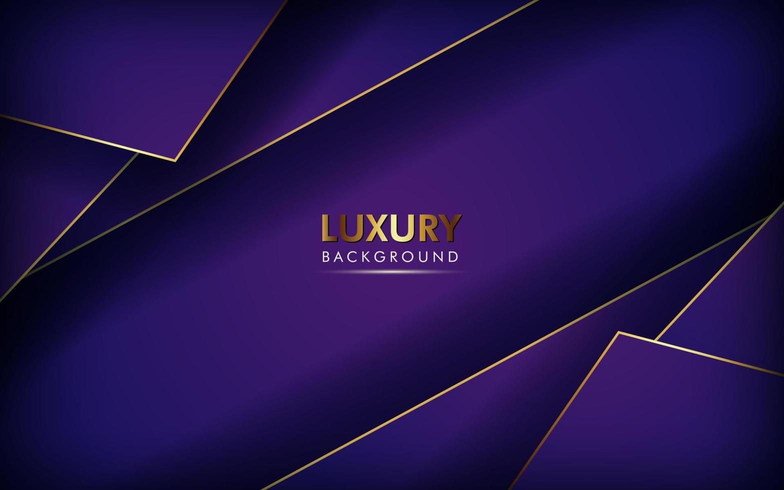 luxurious abstract purple gradient, golden line with overlap layers background. eps10 vector