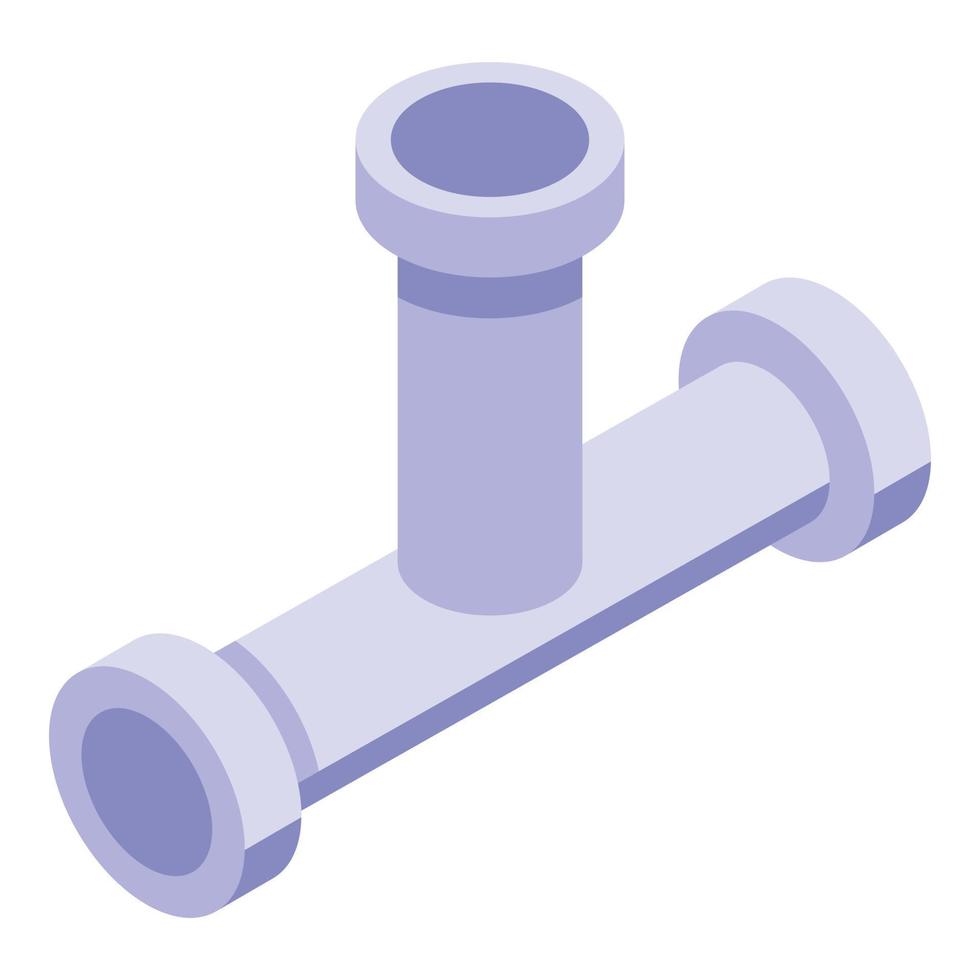 Sewer kitchen pipe icon, isometric style vector