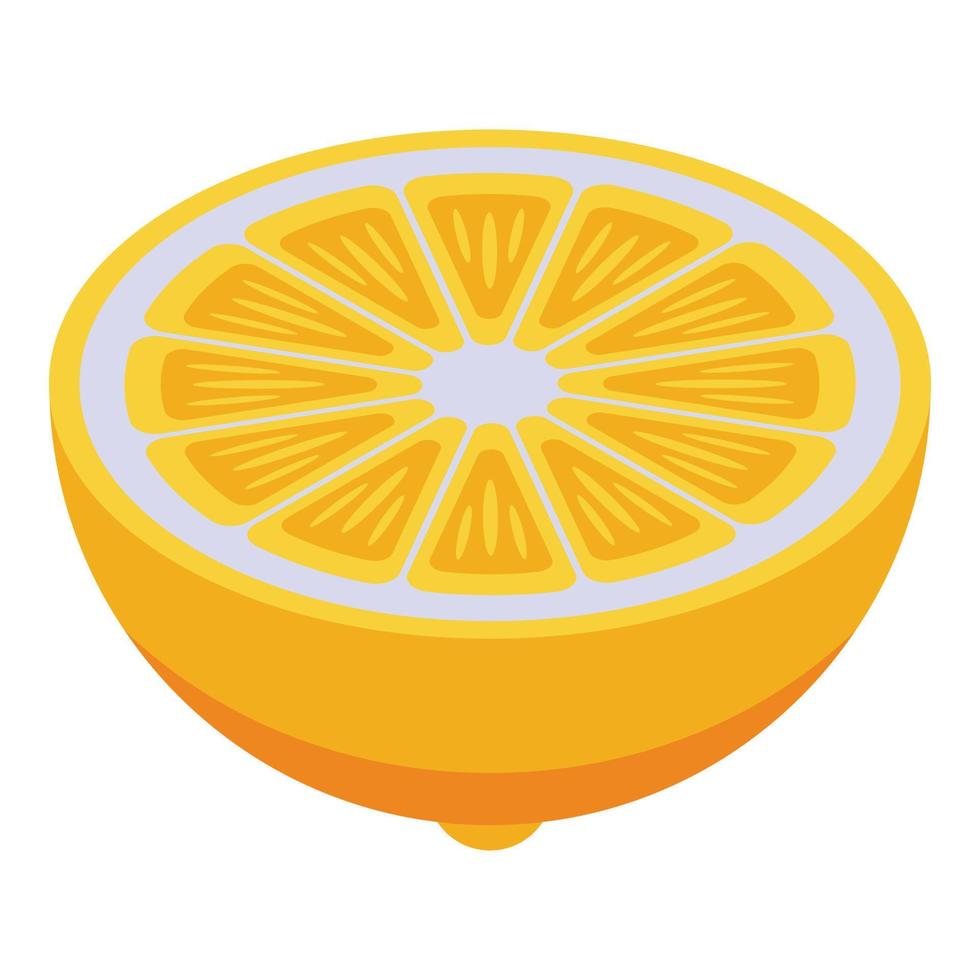 Limon icon, isometric style vector