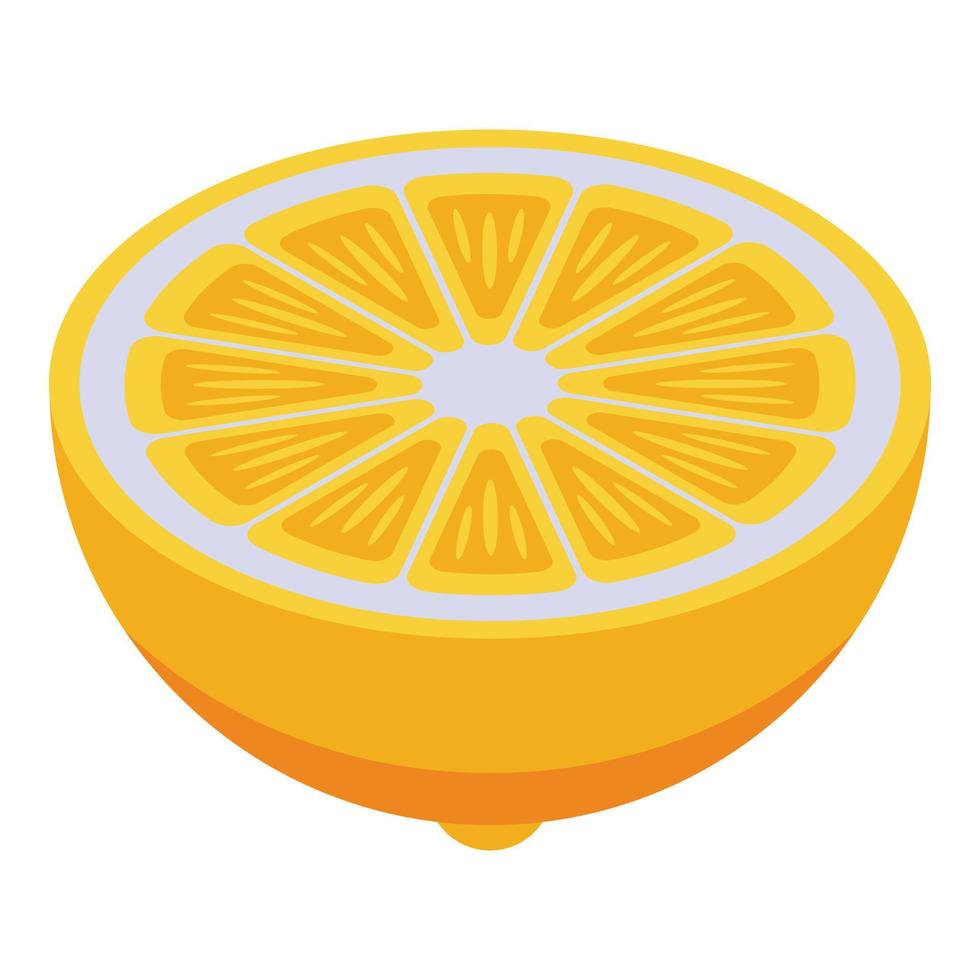 Limon icon, isometric style vector