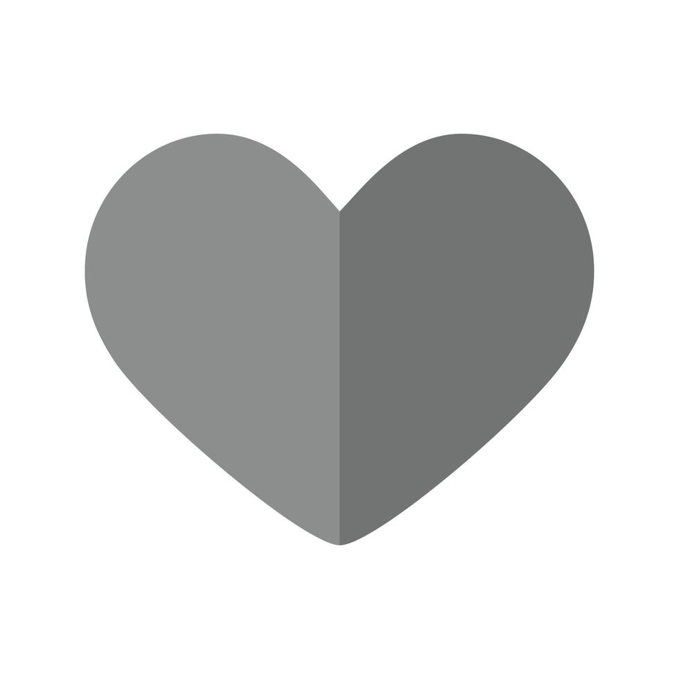 Favorite I Flat Greyscale Icon vector