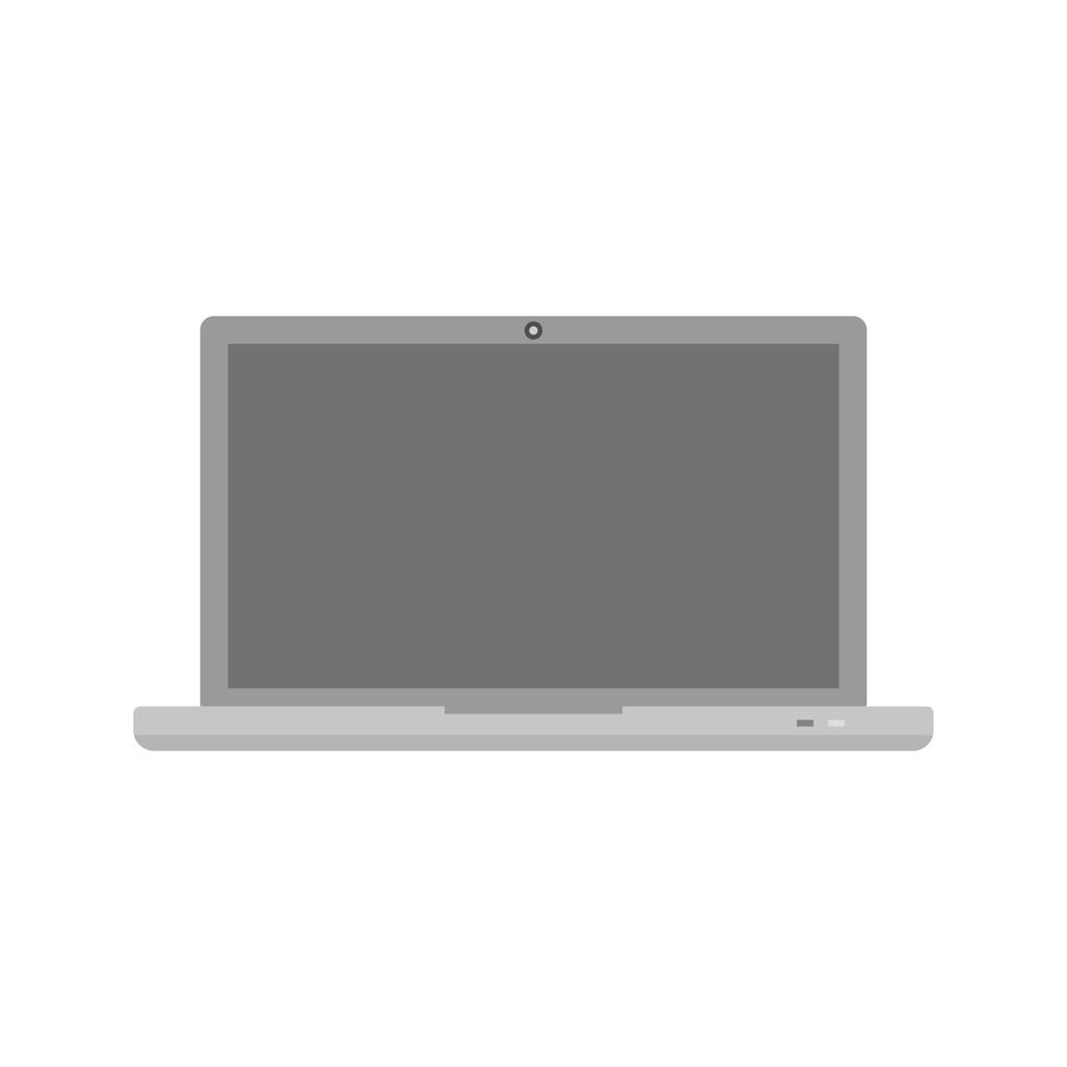 Study Online Flat Greyscale Icon vector