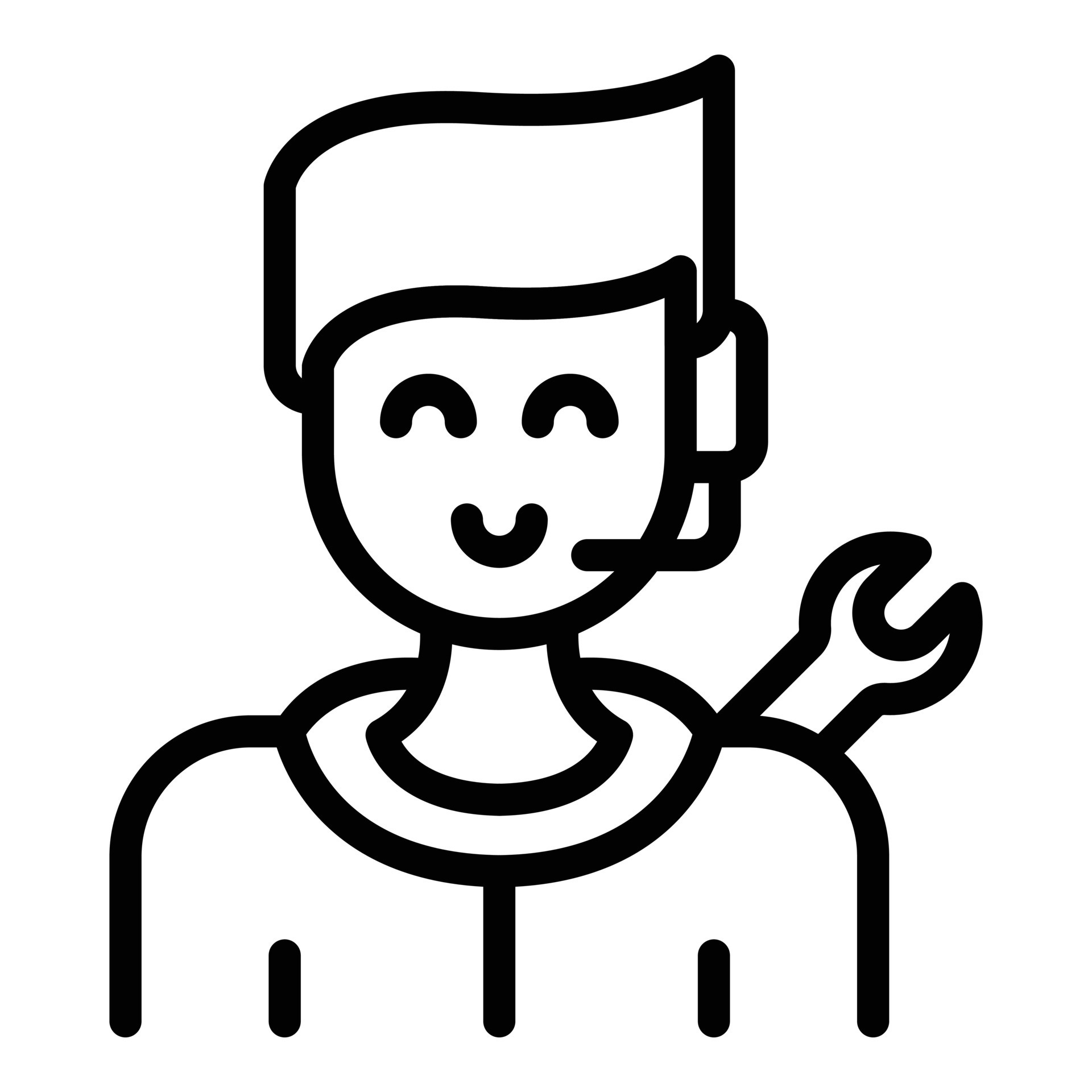 Technical consultant icon, outline style 15689378 Vector Art at Vecteezy