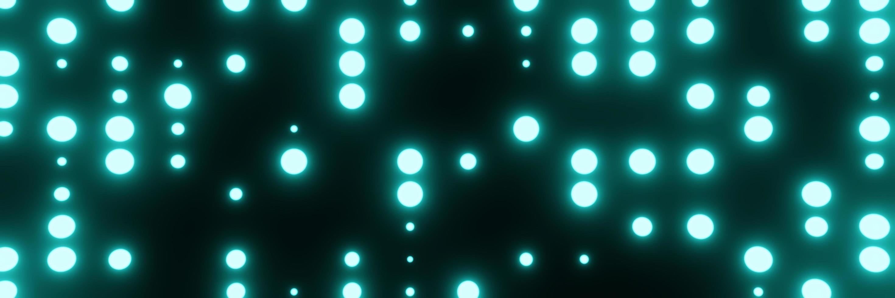 Abstract graphic blue color grid digital futuristic bokeh circle background photo