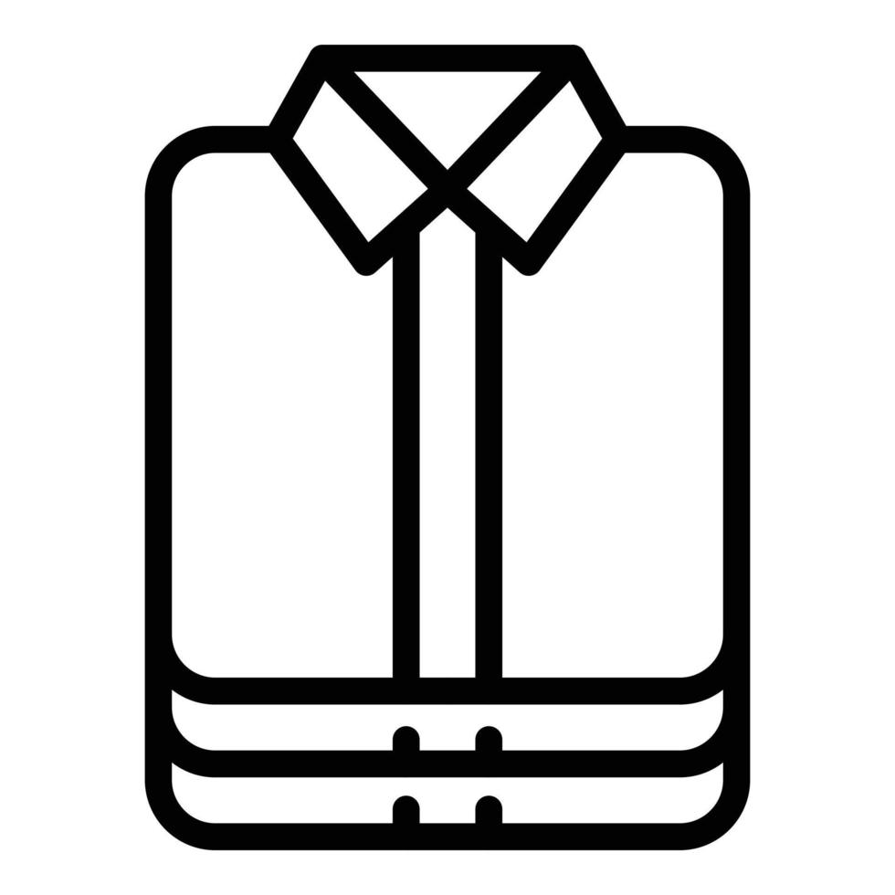 Cloth donate icon, outline style vector