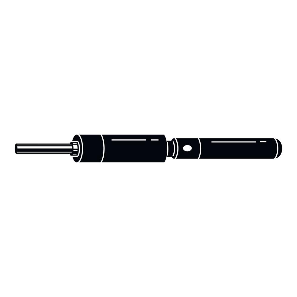E cigarette icon, simple style vector