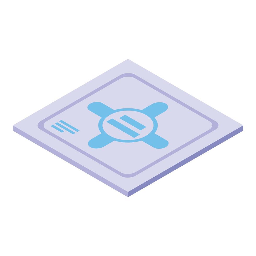 Modern tissue icon, isometric style vector